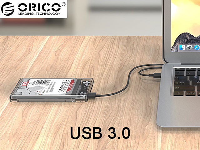 ORICO 2139U3 2.5" Transparent USB 3.0 SATA HDD Enclosure