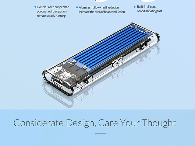 ORICO NVMe M.2 SSD Enclosure (10Gbps)