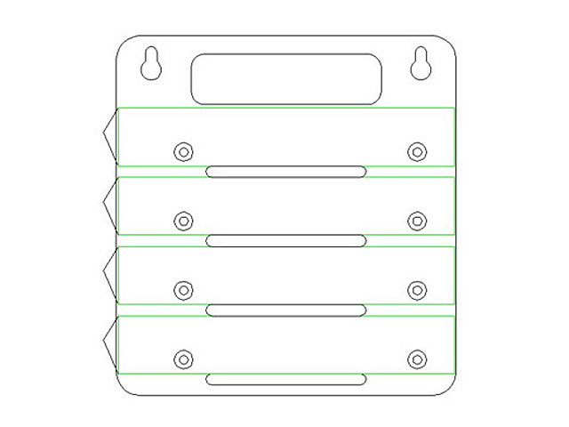 DIY Hanging Hard Drive Cage (4 Bays)