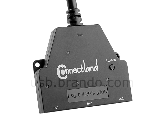 Connectland 3-Port HDMI Switch