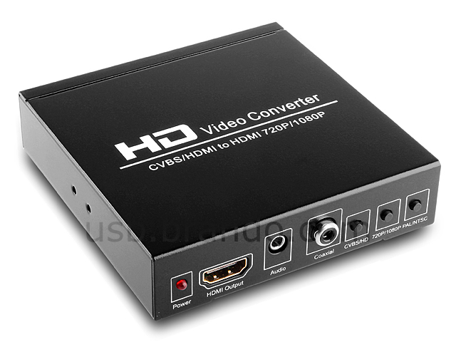 hdmi in to av out power converter box