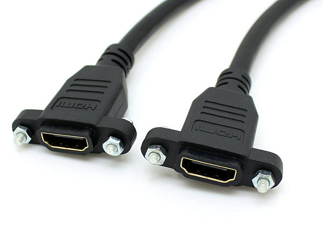 HDMI Female to HDMI with 3mm (1M)