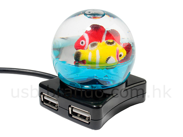 Crystal Ball USB 4-Port Hub