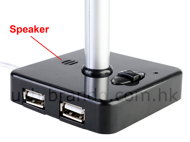 USB Traffic Light 4-Port Hub with Voice Recording