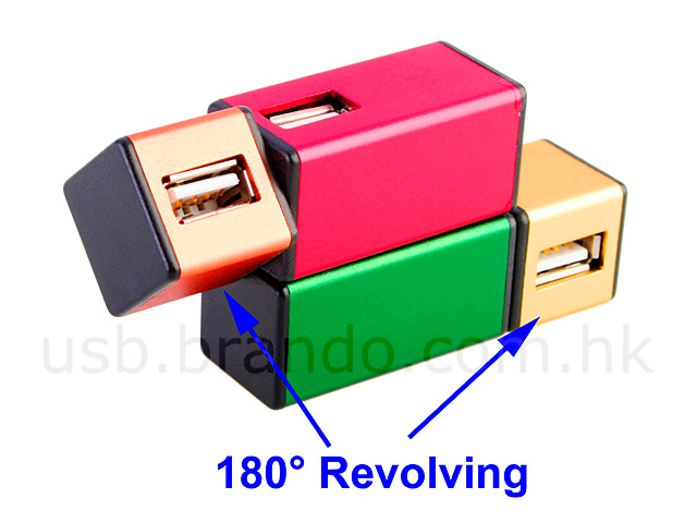 USB 180° Revolving 4-Port Hub II