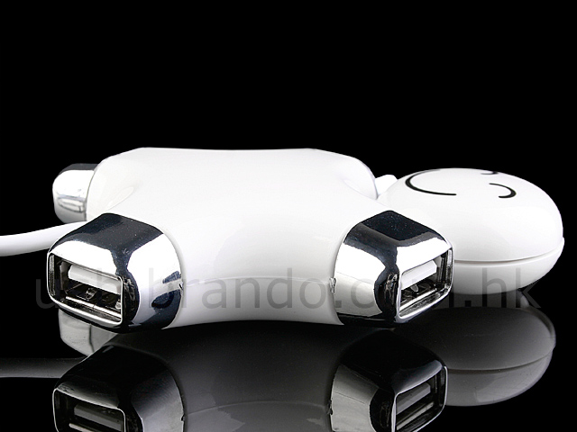 USB Happy-Kid 4-Port Hub + Memo Clip
