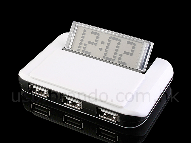 USB 3-Port Hub + Clock