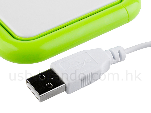 USB 4-Port Hub with Foldable Light
