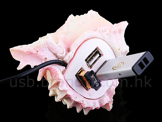 USB Conch Shell 3-Port Hub