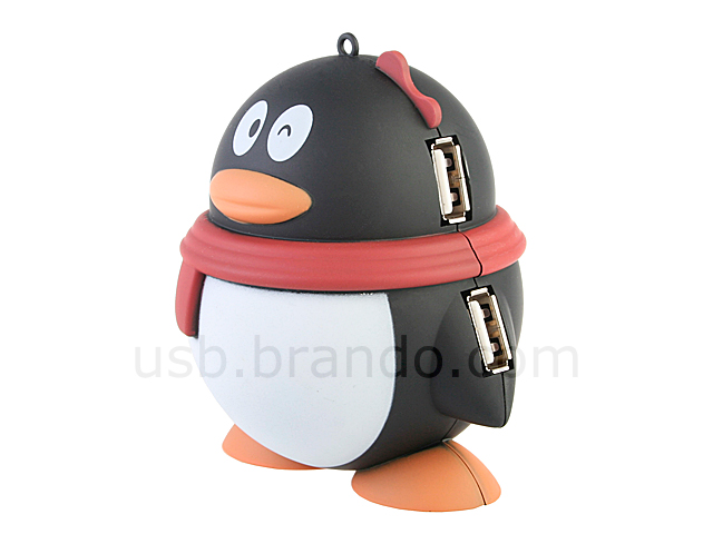 USB Penguin 4-Port Hub