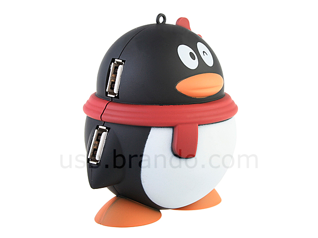 USB Penguin 4-Port Hub