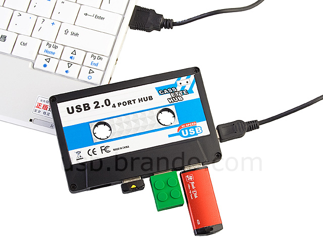 USB Cassette 4-Port Hub