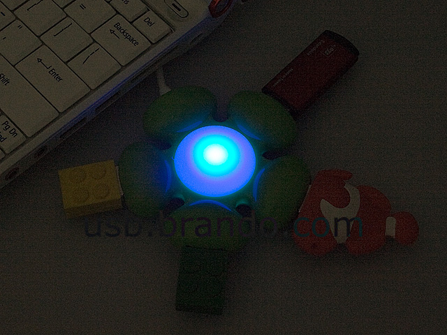 USB Moody Flower 4-Port Hub