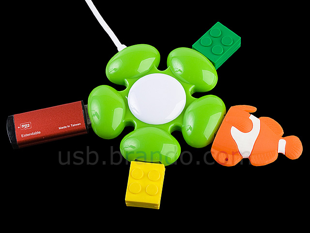 USB Moody Flower 4-Port Hub