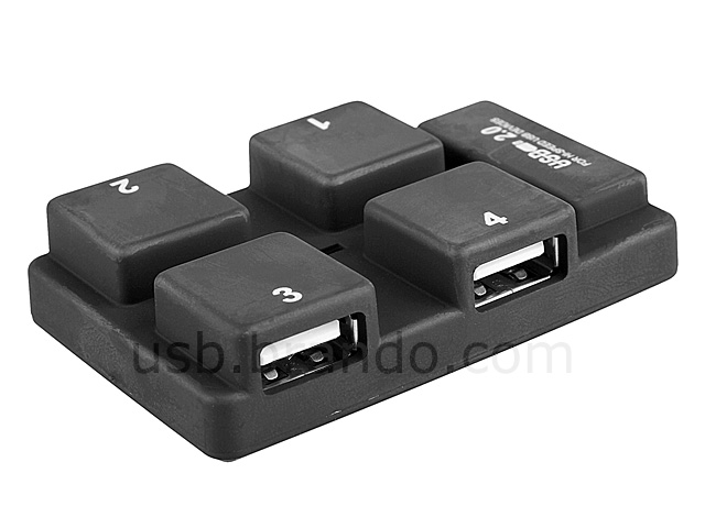 USB Brick-Brick 4-Port Hub