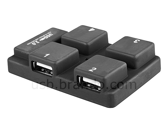 USB Brick-Brick 4-Port Hub