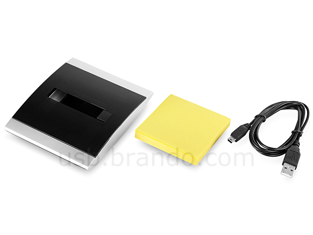 USB Hub Combo with Pop-Up Note Dispenser