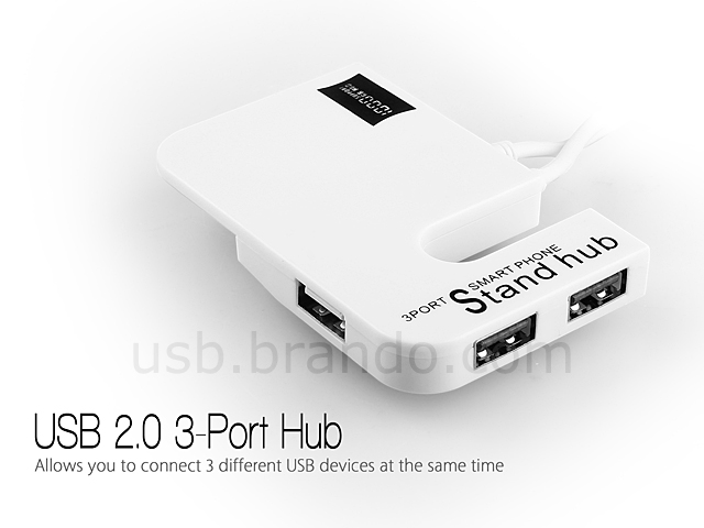 USB Hub with Micro-B SyncCharger Stand