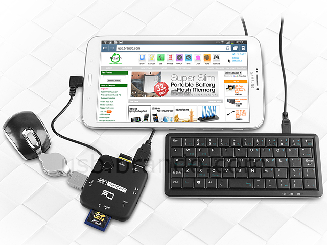 Otg usb deals hub