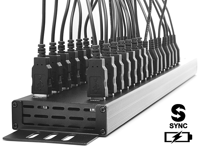 30-Port USB SyncCharge Station