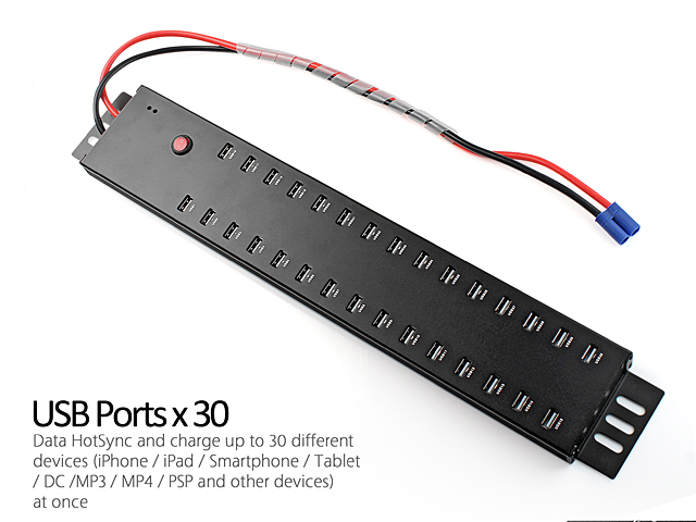 30-Port USB SyncCharge Station