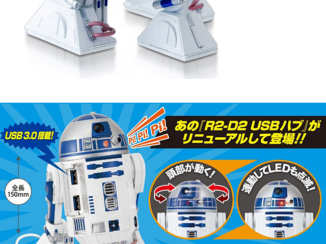 Star Wars R2-D2 USB 3.0 4-Port Hub