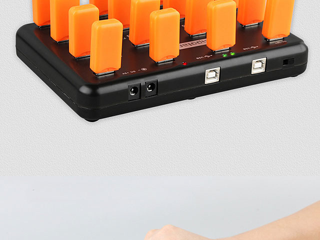 16-Port USB Hub (Support 16 U-Disk/micro SD for Bulk Duplicate)