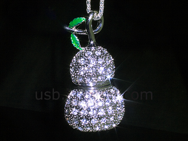 USB Jewel Calabash Necklace Flash Drive