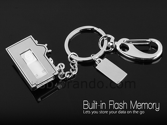 USB Jewel Camera Keychain Flash Drive
