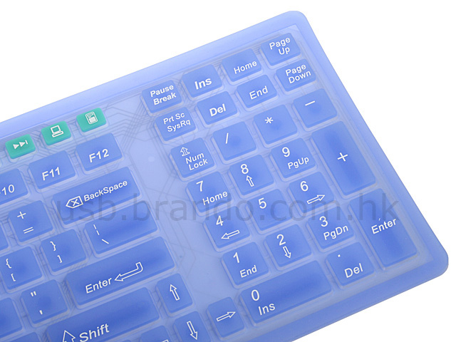Wireless Multimedia Flexible Keyboard