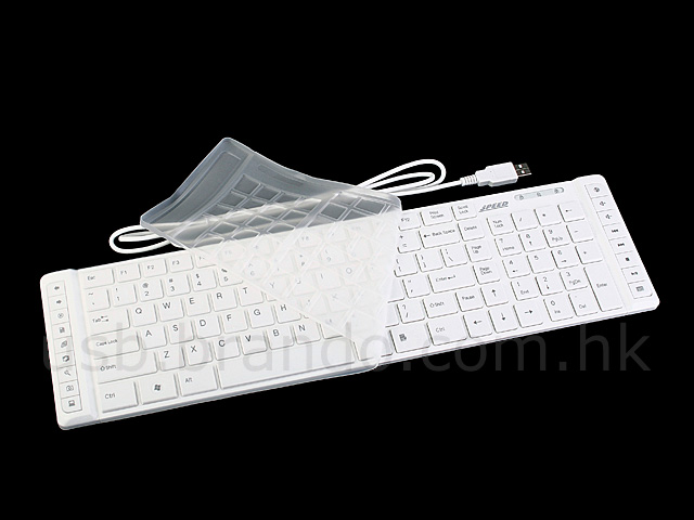 Super Slim Multimedia Keyboard with Silicone Cover