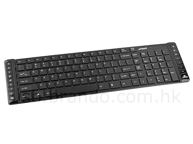 2.4GHz Super Slim Wireless Multimedia Keyboard with Laser Mouse