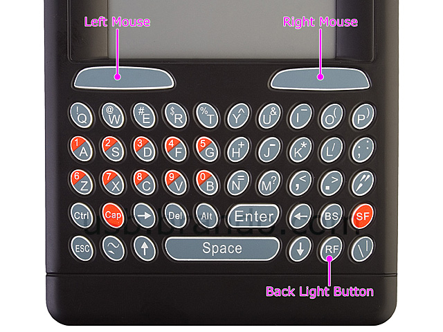 USB Wireless Handheld Keyboard and Touchpad