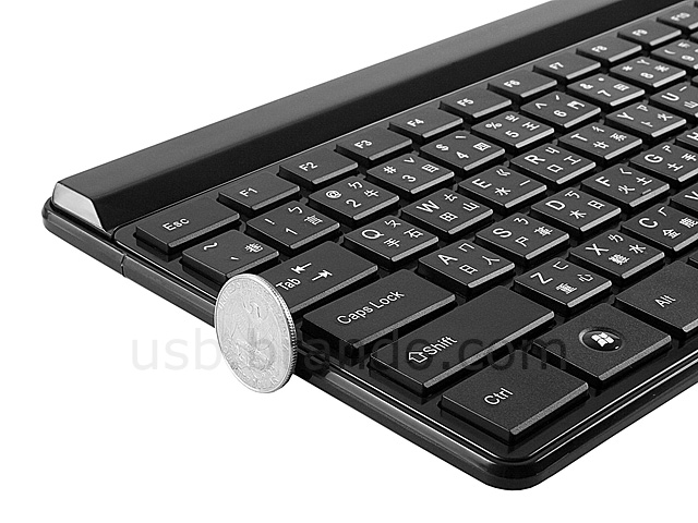 Connectland Ultra Slim USB Keyboard with Protective Skin