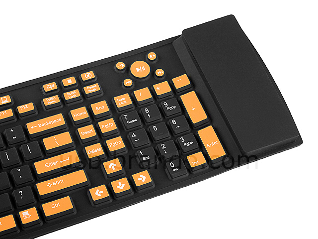 Flexible Bluetooth Full Size Multimedia Keyboard