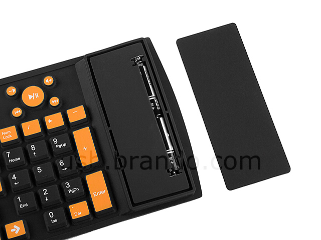 Flexible Bluetooth Full Size Multimedia Keyboard