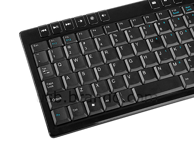 Super Slim Wireless Multimedia Keyboard (96 Keys)