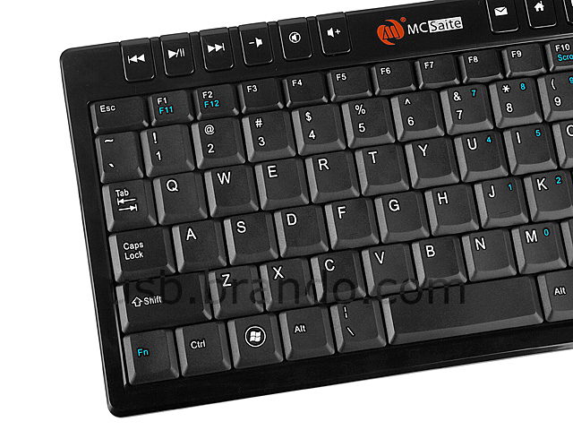 USB 2.4GHz Wireless Multimedia Keyboard (96 Keys)