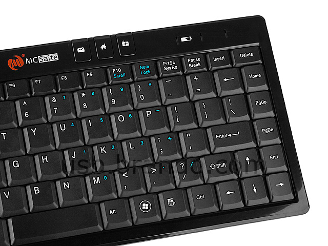 USB 2.4GHz Wireless Multimedia Keyboard (96 Keys)