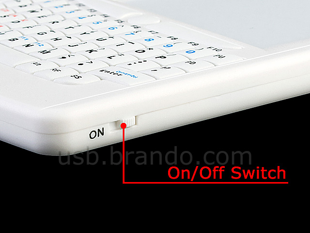 Mini Wireless Handheld Keyboard with Touchpad