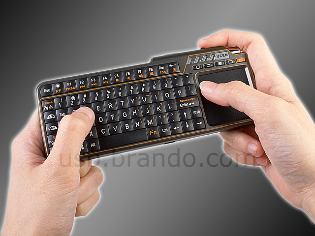 USB 2.4GHz Micro Multi-Function Keyboard With TouchPad