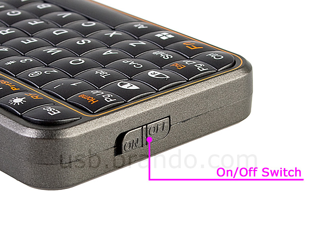 USB 2.4GHz Micro Multi-Function Keyboard With TouchPad