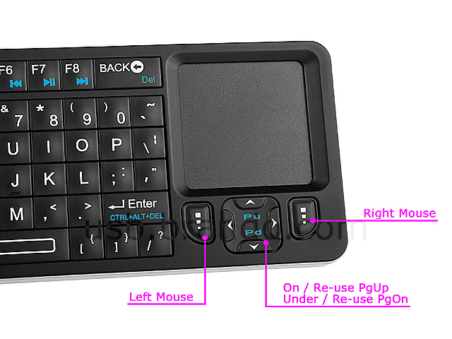 Rii Mini i6 Bluetooth Mini Keyboard with IR Remote