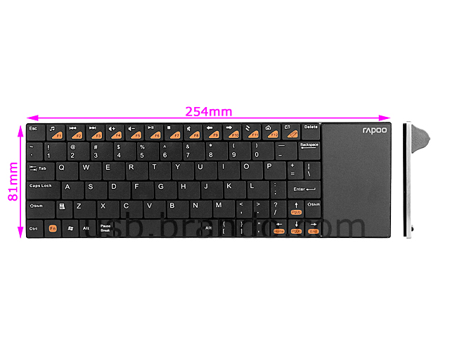 Rapoo E2700 Wireless Multi-Media Touchpad Keyboard