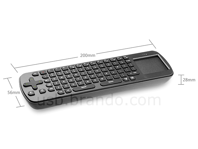 Measy Wireless Keyboard with Touchpad (RC12)