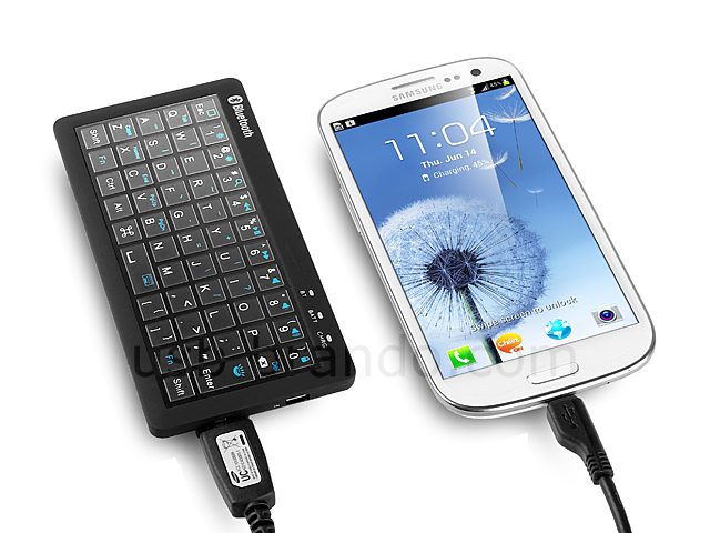 3-in-1 Dual-Connect Slim Bluetooth Keyboard