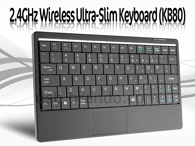2.4GHz Wireless Ultra-Slim Keyboard (KB80)