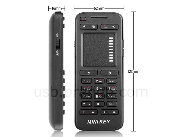 2.4GHz Wireless Mini Keypad + Touchpad Combo (IR-100-RF)