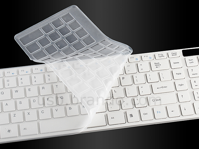 Wireless Slim Keyboard with Silicone Cover + Mouse