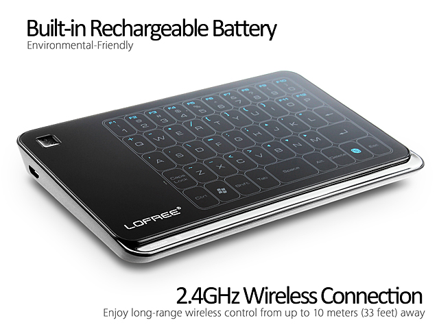 LOFREE MT-200 Wireless Keyboard Touchpad